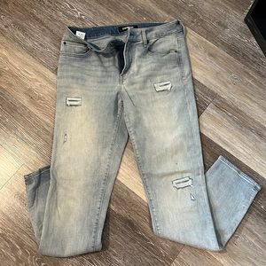 Express slim light wash jeans